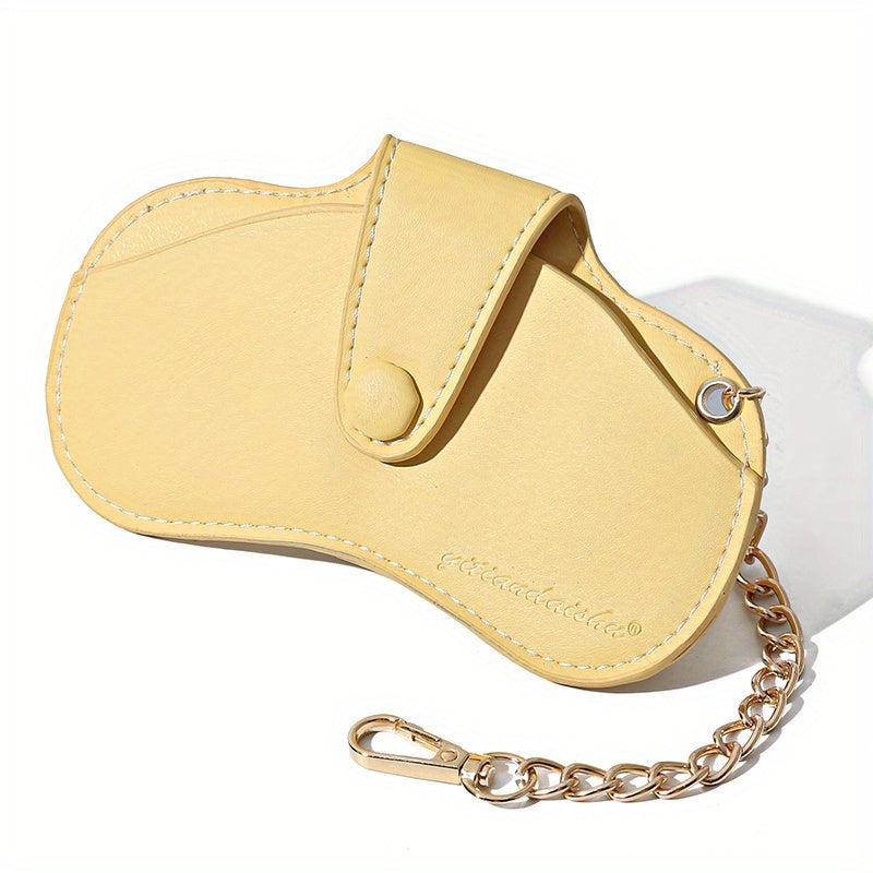 Minimalist Glasses Storage Pouch Lightweight Organizer With Chain Strap