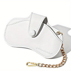 Minimalist Glasses Storage Pouch Lightweight Organizer With Chain Strap
