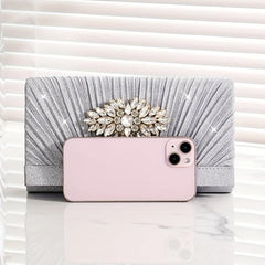 Glitter Rhinestone Evening Bag Dinner Clutch Purse Wedding Party Prom