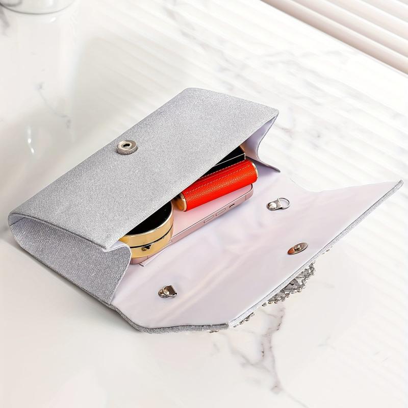 Glitter Rhinestone Evening Bag Dinner Clutch Purse Wedding Party Prom