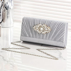Glitter Rhinestone Evening Bag Dinner Clutch Purse Wedding Party Prom