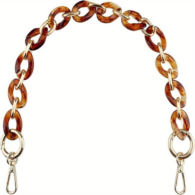 Acrylic Bag Chain Strap - Reusable Shoulder Handbag Replacement