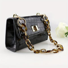 Acrylic Bag Chain Strap - Reusable Shoulder Handbag Replacement