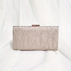 Stylish Clutch Wallet Evening Bag with Chain Strap