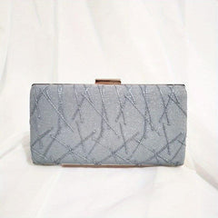 Stylish Clutch Wallet Evening Bag with Chain Strap