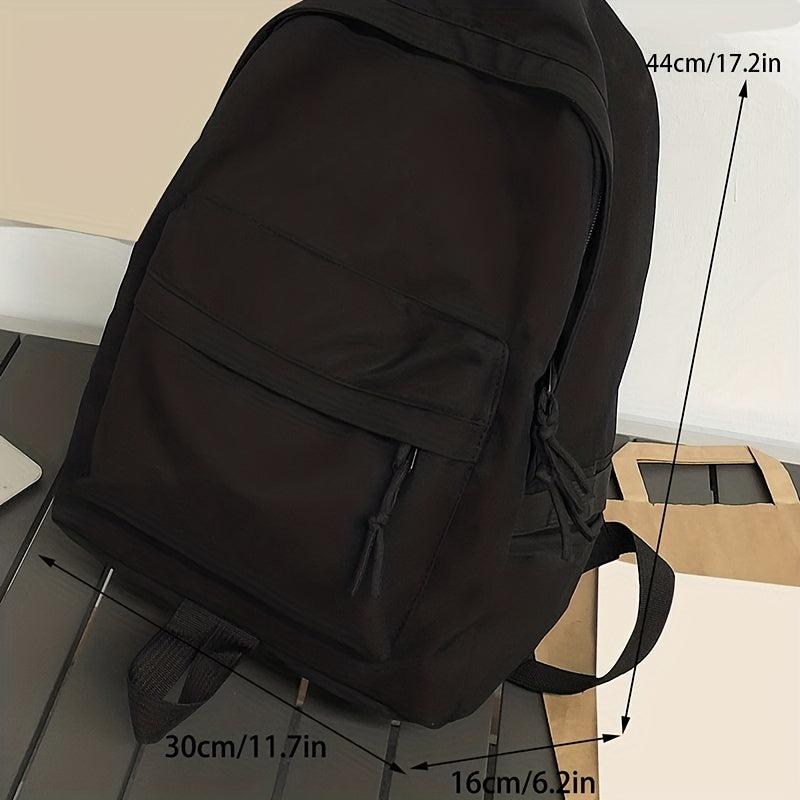 Harajuku Solid Laptop Backpack Large Capacity Travel Backpack