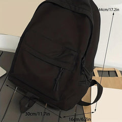 Harajuku Solid Laptop Backpack Large Capacity Travel Backpack