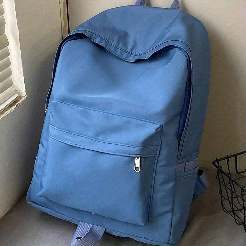 Harajuku Solid Laptop Backpack Large Capacity Travel Backpack