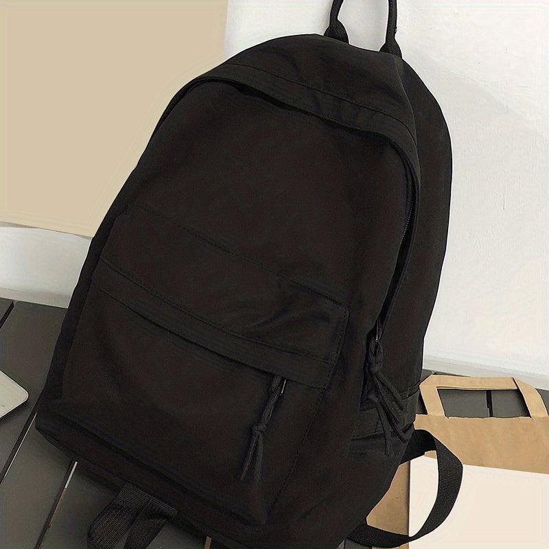 Harajuku Solid Laptop Backpack Large Capacity Travel Backpack