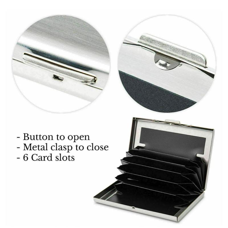 RFID Blocking Card Holder Slim Wallet Anti theft Credit Card Case