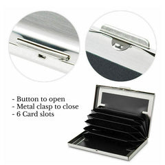 RFID Blocking Card Holder Slim Wallet Anti theft Credit Card Case