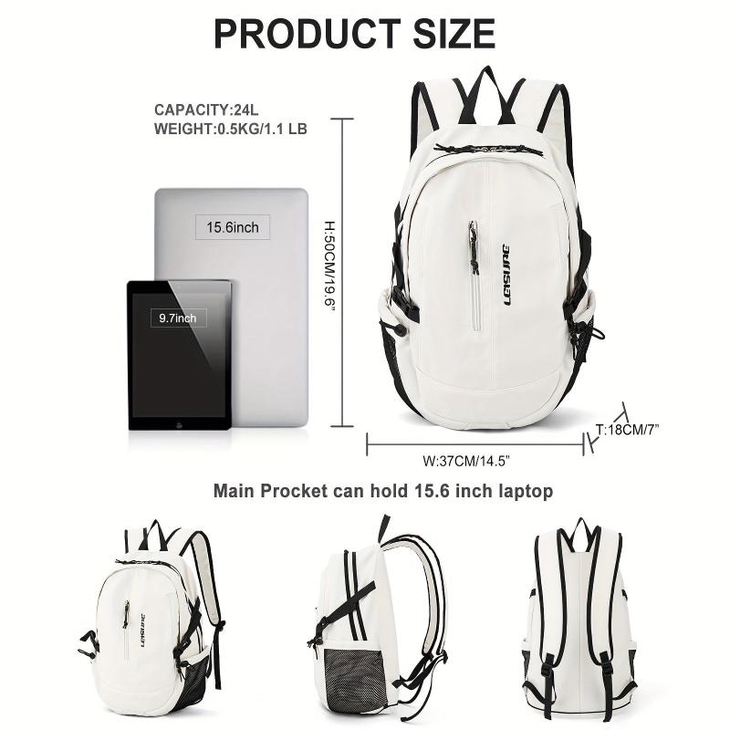 Large Capacity Preppy Backpack College School Daypack Casual Travel Knapsack