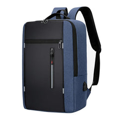 Waterproof Business Backpack USB Charging Port School Laptop Large Capacity Men
