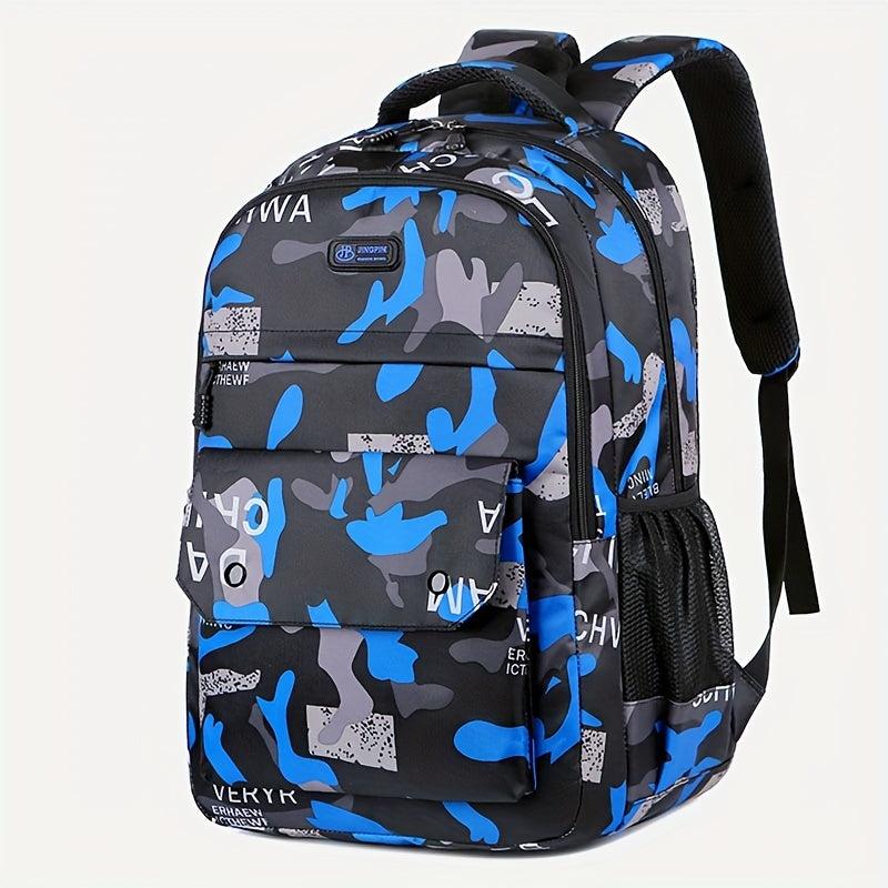 Camouflage Backpack Casual Large Capacity Travel Backpack Laptop Bag