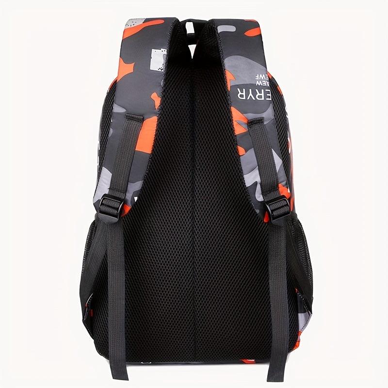 Camouflage Backpack Casual Large Capacity Travel Backpack Laptop Bag