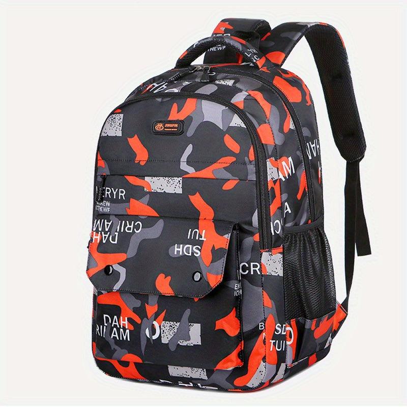 Camouflage Backpack Casual Large Capacity Travel Backpack Laptop Bag