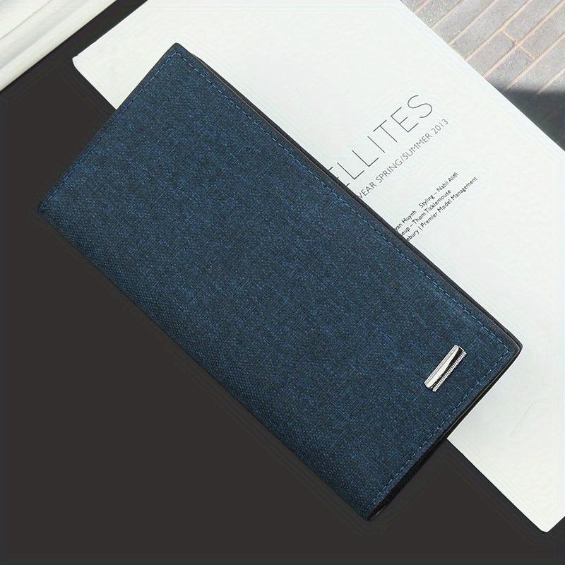 Men's Canvas Clutch Wallet Multifunctional Wallet