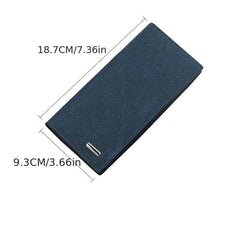 Men's Canvas Clutch Wallet Multifunctional Wallet