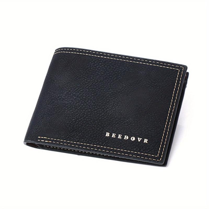 Men's Casual PU Leather Short Wallet
