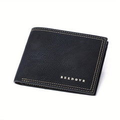 Men's Casual PU Leather Short Wallet