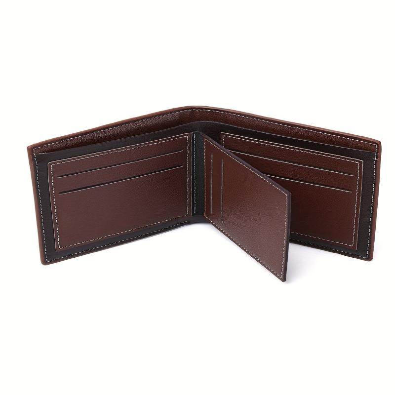 Men's Casual PU Leather Short Wallet