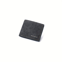 Men's Casual PU Leather Short Wallet