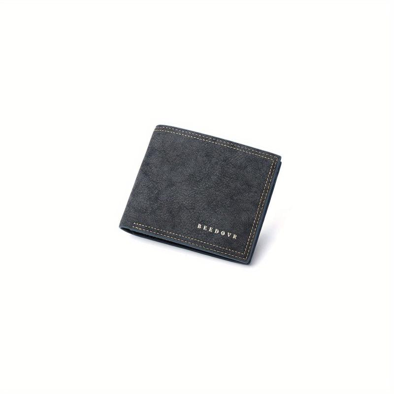 Men's Casual PU Leather Short Wallet