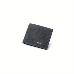 Men's Casual PU Leather Short Wallet