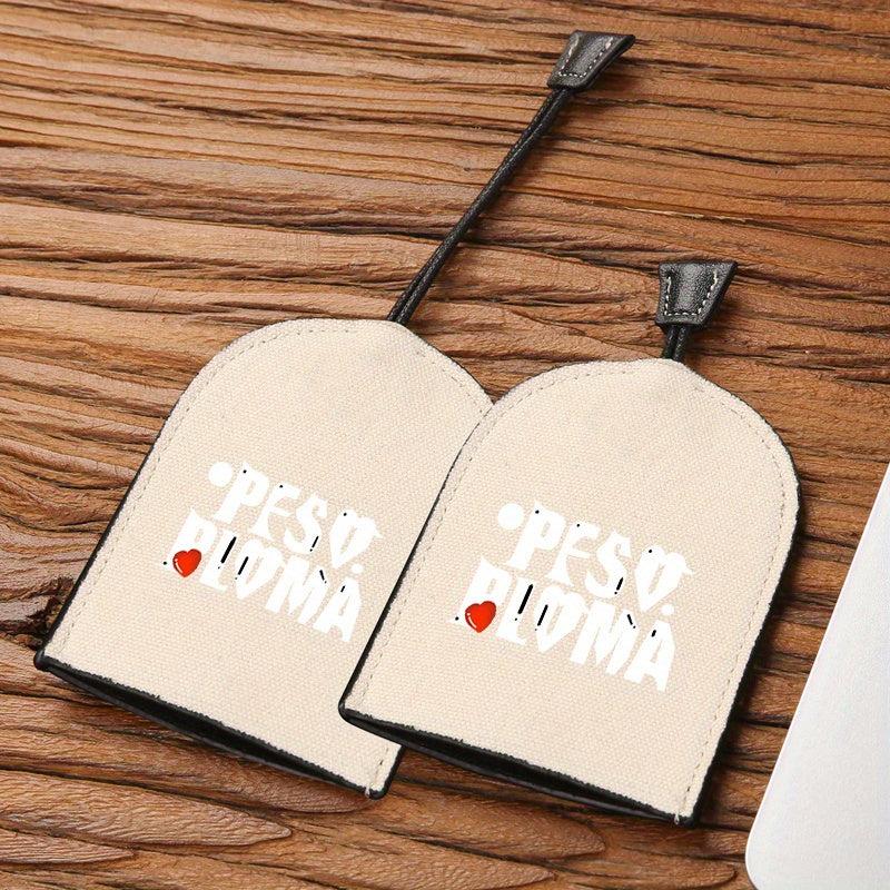 Canvas Car Key Case Large Capacity Holder Fob Cover