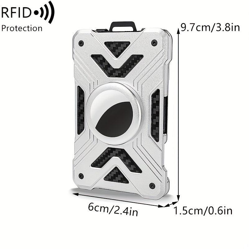 RFID Blocking Card Holder Carbon Fiber Wallet Money Clip