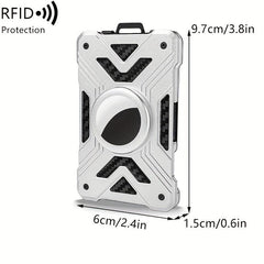 RFID Blocking Card Holder Carbon Fiber Wallet Money Clip