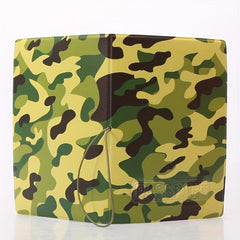 Men's Camo ID Holder Passport Protector Cover Card Bag