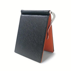 Men's Portable Money Clip Card Case Bifold Card Holder