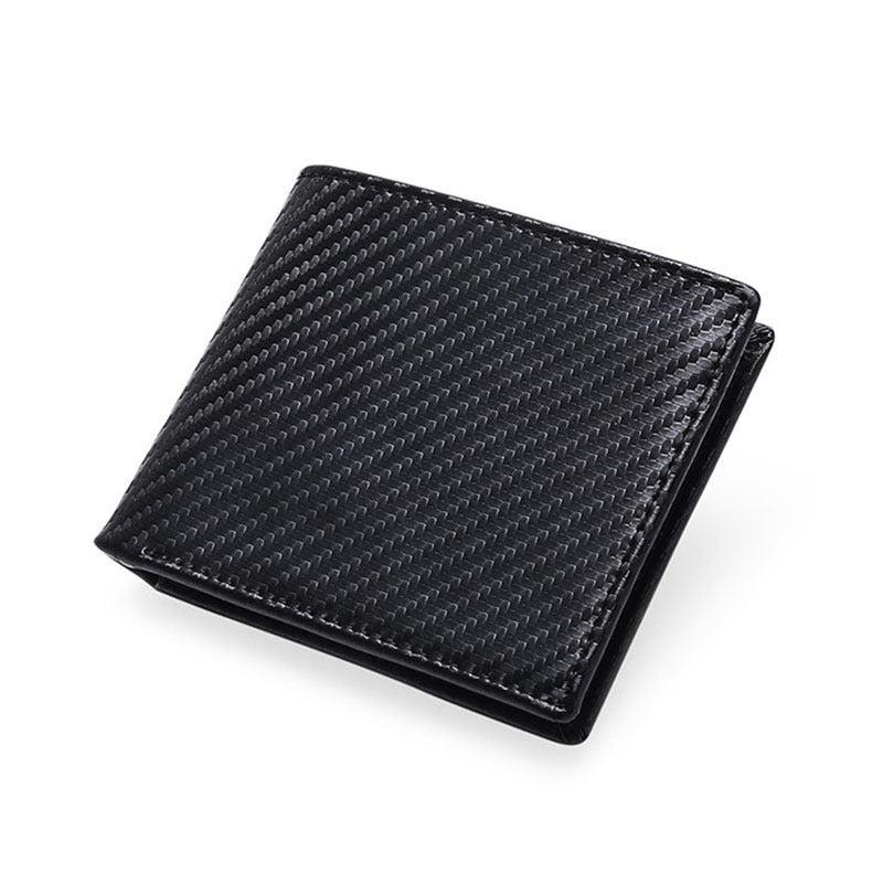 Men's RFID Blocking Wallet Slim Bifold Wallet Carbon Fiber