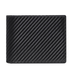 Men's RFID Blocking Wallet Slim Bifold Wallet Carbon Fiber