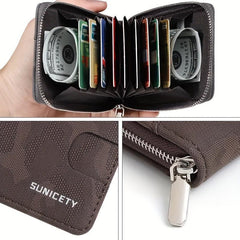 Men's Vintage Leather Card Holder Wallet