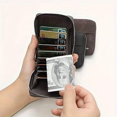 Men's Vintage Leather Card Holder Wallet