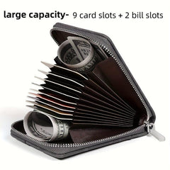 Men's Vintage Leather Card Holder Wallet