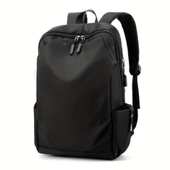 Men's Laptop Backpack USB Charging Port & Earphone Hole Large Travel Bag