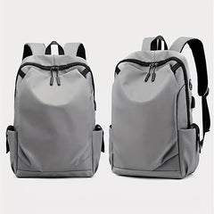 Men's Laptop Backpack USB Charging Port & Earphone Hole Large Travel Bag