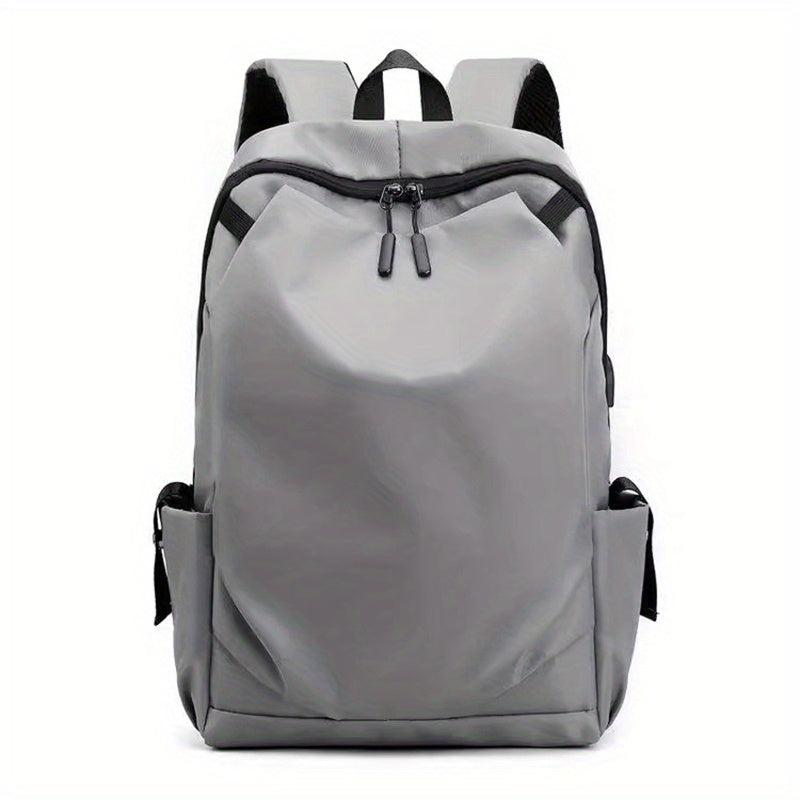Men's Laptop Backpack USB Charging Port & Earphone Hole Large Travel Bag