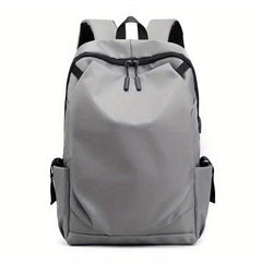 Men's Laptop Backpack USB Charging Port & Earphone Hole Large Travel Bag