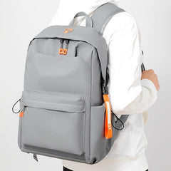 Men's 35 56 Cm Laptop Backpack USB Charging Port Earphone Hole Travel Backpack