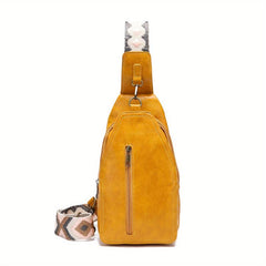 Stylish Mini Chest Bag with Wide Shoulder Strap