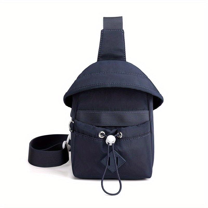 Women's Solid Chest Bag Sports Sling Bag