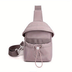 Women's Solid Chest Bag Sports Sling Bag