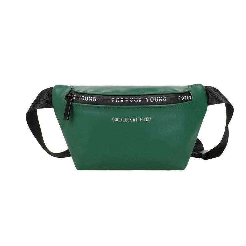Stylish Letter Print Waist Bag-Crossbody Bag