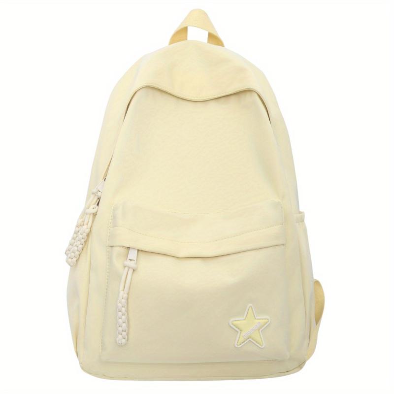 Large Capacity Nylon Schoolbag Girls Junior High School Students