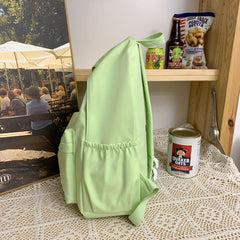 Large Capacity Nylon Schoolbag Girls Junior High School Students