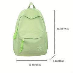 Large Capacity Nylon Schoolbag Girls Junior High School Students